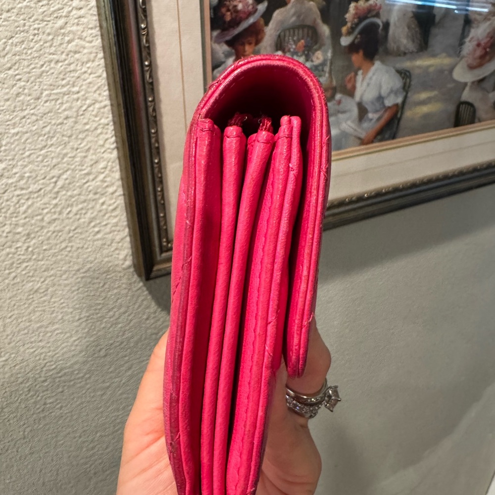 CHANEL Long Wallet Matelasse Barbie pink - Picture 9 of 17